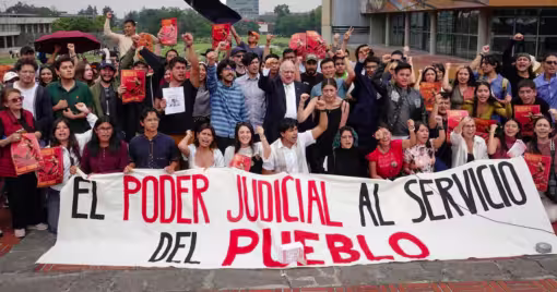Estudiantes exigen reforma al Poder Judicial: «¡Voto popular para jueces!»