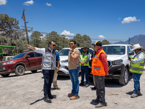 Samuel García supervisa avances del Tramo 3 de la Carretera Interserrana